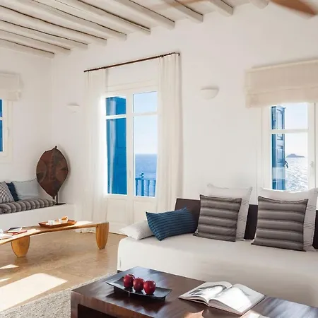 Villa Excellent Mykonos Psarrou Omega 5 Bedrooms Stunning Sea Views Psarrou Mykonos Town