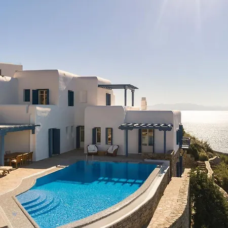 Excellent Mykonos Psarrou Omega 5 Bedrooms Stunning Sea Views Psarrou 빌라 Mykonos Town