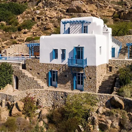 빌라 Excellent Mykonos Psarrou Omega 5 Bedrooms Stunning Sea Views Psarrou *
