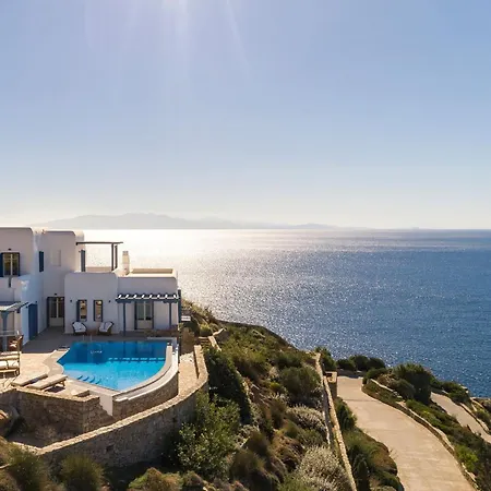 Excellent Mykonos Psarrou Omega 5 Bedrooms Stunning Sea Views Psarrou 빌라 Mykonos Town