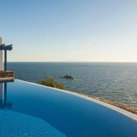 Excellent Mykonos Psarrou Omega 5 Bedrooms Stunning Sea Views Psarrou 빌라 Mykonos Town