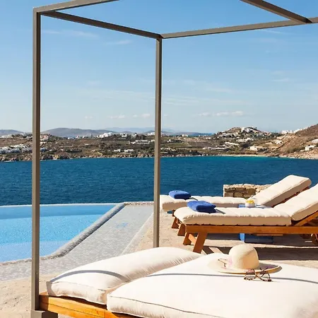 Excellent Mykonos Psarrou Omega 5 Bedrooms Stunning Sea Views Psarrou Villa *