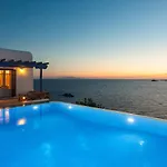 Excellent Mykonos Psarrou Omega 5 Bedrooms Stunning Sea Views Psarrou Villa *